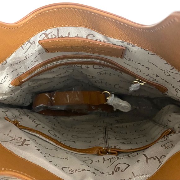 Foley + Corinna Leather & Suede Patchwork Lady Tote (Multi Color Neutral) - Picture 5 of 6